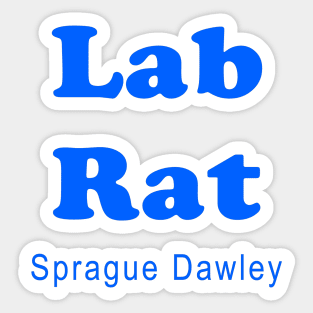 Lab Rat clinical trial medical research volunteer Sticker